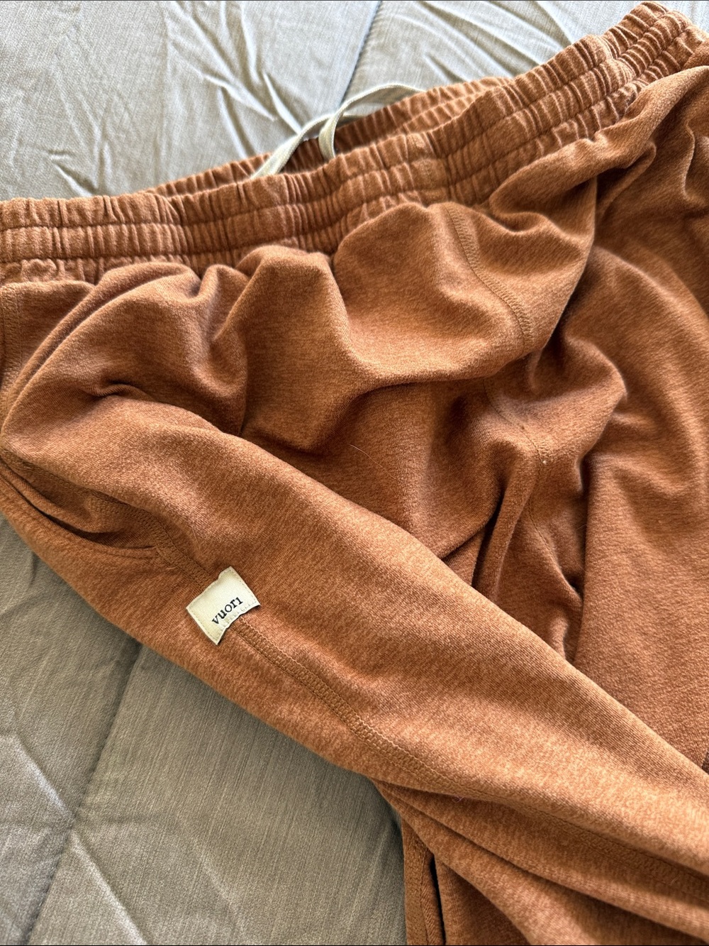 Vuori Rust Orange Track Pants - Picture 2 of 3